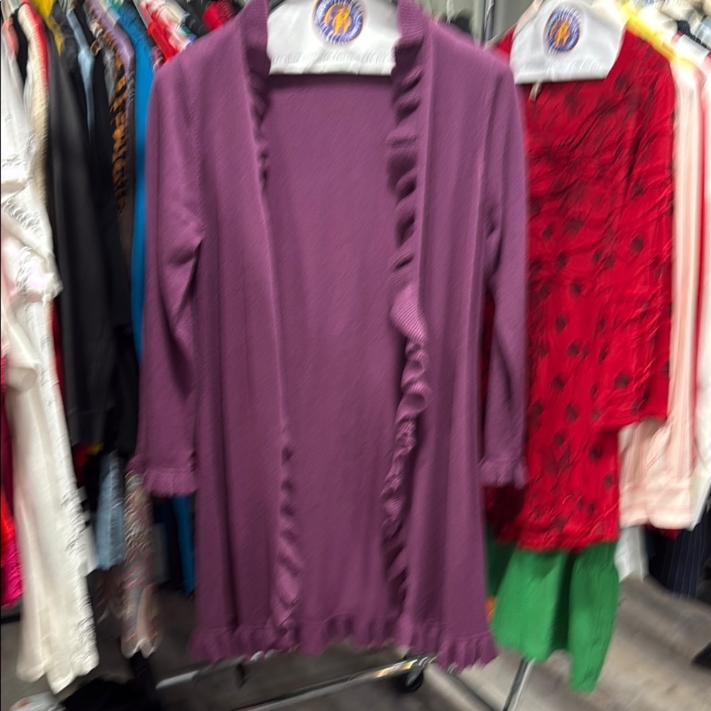 TravelSmith Purple Women's Cardigan
